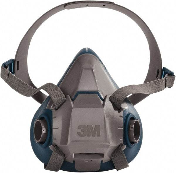 3M - Series 6500, Size M Half Mask Respirator - 4-Point Suspension, Bayonet Connection - Americas Industrial Supply