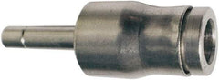 Legris - 6 x 4mm Outside Diam, Nickel Plated Brass Push-to-Connect Tube Plug-In Expander - 435 Max psi, Tube to Stem Connection, FKM O-Ring - Americas Industrial Supply