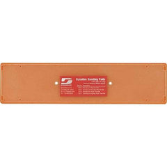 Dynabrade - 11 x 2-3/4" Rectangular Adhesive/PSA Backing Pad - File Board Sander Compatible, Screw Attachment, Nonvacuum Pad, 3/8" Thick, Medium Density - Americas Industrial Supply