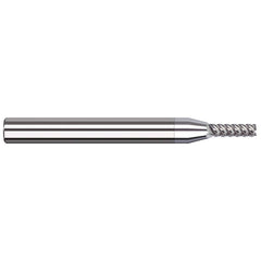 Harvey Tool - Square End Mills; Mill Diameter (mm): 0.80 ; Mill Diameter (Inch): 1/32 ; Mill Diameter (Decimal Inch): 0.0310 ; Length of Cut (Inch): 3/32 ; Length of Cut (Decimal Inch): 0.0930 ; Material: Solid Carbide - Exact Industrial Supply