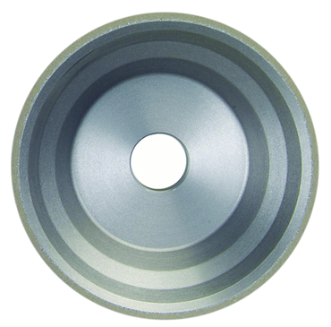 3-3/4 x 1-1/2 x 1-1/4" - 1/16" Abrasive Depth - 150 Grit - Type 11V9 Diamond Flaring Cup Wheel - Americas Industrial Supply