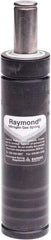 Associated Spring Raymond - G1/8 Fill Port, M8 Mt Hole, 8mm Rod Diam, 75.2mm Diam, 32mm Max Stroke, Black Nitrogen Gas Spring Cylinder - 135mm Body Length, 167mm OAL, 15,100 Lb Full Stroke Spring Force, 360 psi Initial Charge - Americas Industrial Supply