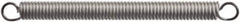 Associated Spring Raymond - 38.1mm OD, 94.43 N Max Load, 195.33mm Max Ext Len, Spring - 6.6 Lb/In Rating, 3.5 Lb Init Tension, 127mm Free Length - Americas Industrial Supply