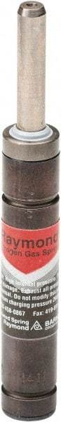 Associated Spring Raymond - M6 Fill Port, M6 Mt Hole, 6mm Rod Diam, 12mm Diam, 19mm Max Stroke, Red Nitrogen Gas Spring Cylinder - 61mm Body Length, 80mm OAL, 121 Lb Full Stroke Spring Force, 290 psi Initial Charge - Americas Industrial Supply