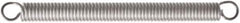 Associated Spring Raymond - 18mm OD, 524.79 N Max Load, 134.4mm Max Ext Len, Stainless Steel Extension Spring - 108.96 Lb/In Rating, 17.62 Lb Init Tension, 111mm Free Length - Americas Industrial Supply