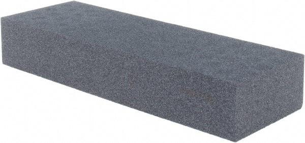 Made in USA - 6" Long x 2" Wide x 1" Thick, Silicon Carbide Sharpening Stone - Rectangle, 120 Grit, Coarse Grade - Americas Industrial Supply