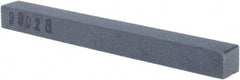 Made in USA - 3/8" Wide x 4" OAL x 3/8" Thick, Silicon Carbide Sharpening Stone - Square, Fine Grade, 280 Grit - Americas Industrial Supply