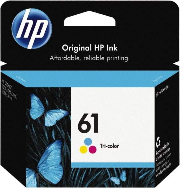 Hewlett-Packard - Multi-Colored Ink Cartridge - Use with HP Deskjet 1000, 1050, 1055, 2050, 3000, 3050, 3050A, 3052A, 3054A - Americas Industrial Supply