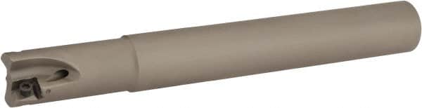 Iscar - 3/4" Cut Diam, 0.315" Max Depth of Cut, 3/4" Shank Diam, 6" OAL, Indexable Square Shoulder Helical End Mill - H490 AN.X 09 Inserts, Cylindrical Shank, 90° Lead Angle, Through Coolant, Series Helido - Americas Industrial Supply