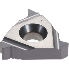 Iscar - 16EL External Left Hand 10 UN Laydown Threading Insert - Grade IC908, TiAlN Coated Carbide, 9.53mm Inscribed Circle - Americas Industrial Supply