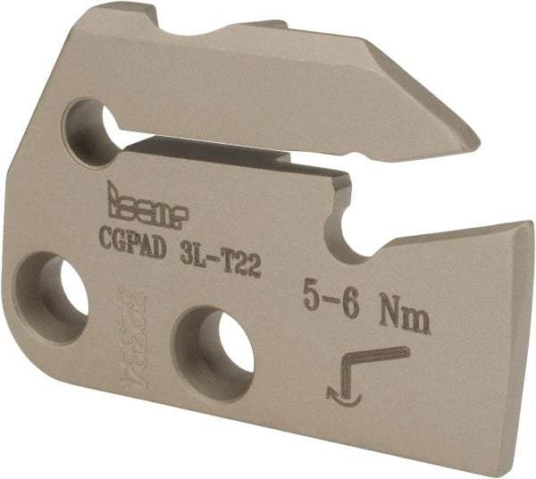 Iscar - 0.1102 to 0.157" Groove Width, 0.866" Max Depth of Cut, Left Hand Cut, Indexable Grooving Blade - GIF.., GIM.., GIP.., TIP.. Insert Style, Series Cut Grip - Americas Industrial Supply