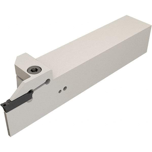 Iscar - External Thread, 0.78" Max Depth of Cut, 3mm Min Groove Width, 6" OAL, Right Hand Indexable Grooving Cutoff Toolholder - 1" Shank Height x 1" Shank Width, C#-ASH../DG../HSK A63WH-ASH.. Insert Style, DGT Toolholder Style, Series Do-Grip - Americas Industrial Supply