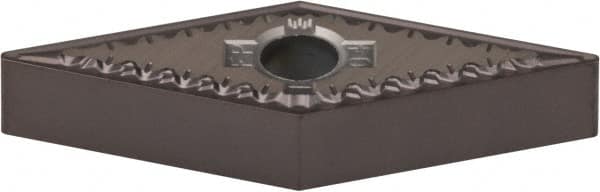 Kennametal - VNMG332 FP Grade KCU10 Carbide Turning Insert - AlTiN Finish, 35° Diamond, 3/8" Inscr Circle, 3/16" Thick, 1/32" Corner Radius - Americas Industrial Supply