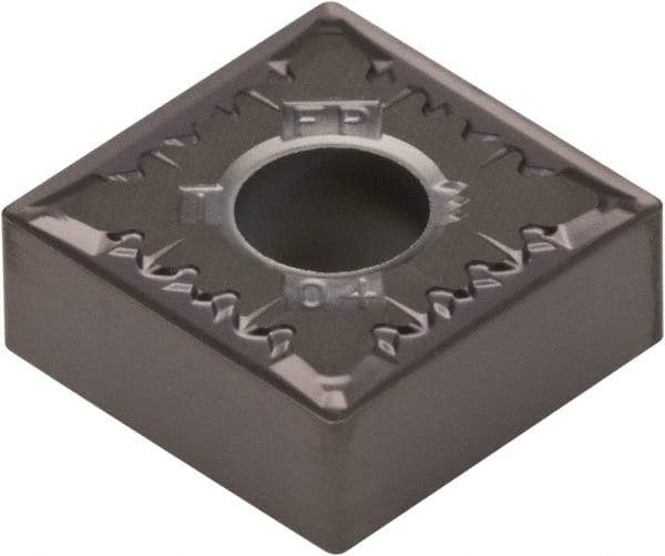 Kennametal - SNMG432 FP Grade KCU10 Carbide Turning Insert - AlTiN Finish, 90° Square, 1/2" Inscr Circle, 3/16" Thick, 1/32" Corner Radius - Americas Industrial Supply