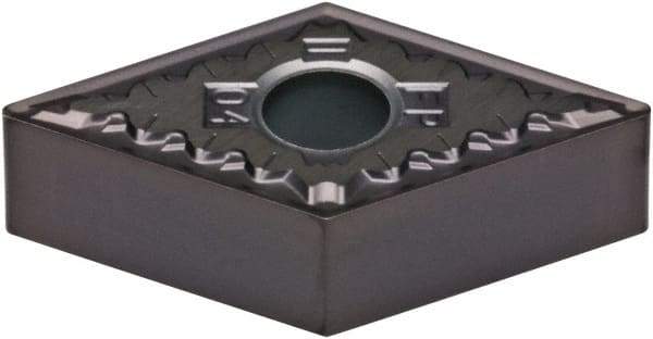 Kennametal - DNMG331 FP Grade KCU10 Carbide Turning Insert - AlTiN Finish, 55° Diamond, 3/8" Inscr Circle, 3/16" Thick, 1/64" Corner Radius - Americas Industrial Supply