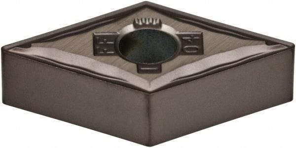 Kennametal - DNMG431 FF Grade KCU10 Carbide Turning Insert - AlTiN Finish, 55° Diamond, 1/2" Inscr Circle, 3/16" Thick, 1/64" Corner Radius - Americas Industrial Supply