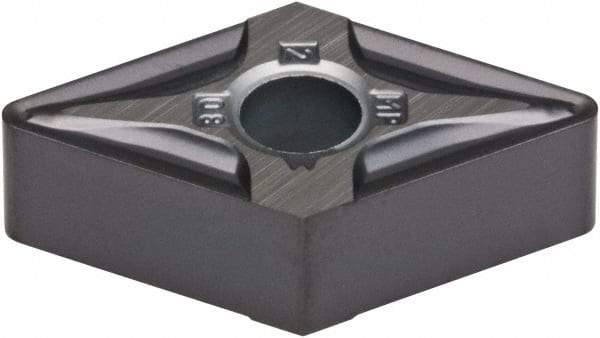 Kennametal - DNMG332 MP Grade KCU10 Carbide Turning Insert - AlTiN Finish, 55° Diamond, 3/8" Inscr Circle, 3/16" Thick, 1/32" Corner Radius - Americas Industrial Supply
