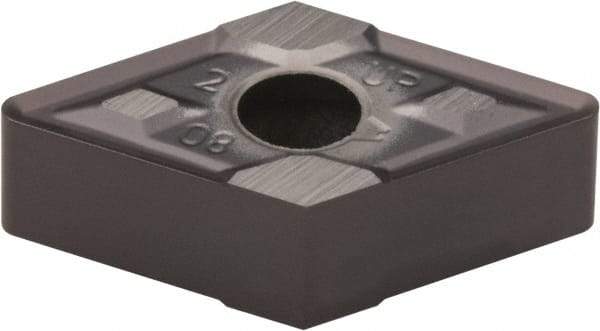 Kennametal - DNMG442 UP Grade KCU10 Carbide Turning Insert - AlTiN Finish, 55° Diamond, 1/2" Inscr Circle, 1/4" Thick, 1/32" Corner Radius - Americas Industrial Supply