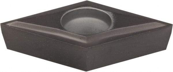 Kennametal - DCGT432 LF Grade KCU10 Carbide Turning Insert - AlTiN Finish, 55° Diamond, 1/2" Inscr Circle, 3/16" Thick, 1/32" Corner Radius - Americas Industrial Supply