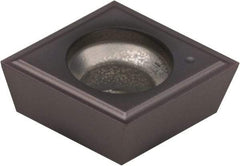 Kennametal - CPGM32.51 PG Grade KCU25 Carbide Turning Insert - AlTiN Finish, 80° Diamond, 3/8" Inscr Circle, 5/32" Thick, 1/64" Corner Radius - Americas Industrial Supply