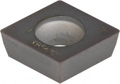 Kennametal - CPGW32.52 MT Grade KB5630 PCBN Turning Insert - Uncoated, 80° Diamond, 3/8" Inscr Circle, 5/32" Thick, 1/32" Corner Radius - Americas Industrial Supply