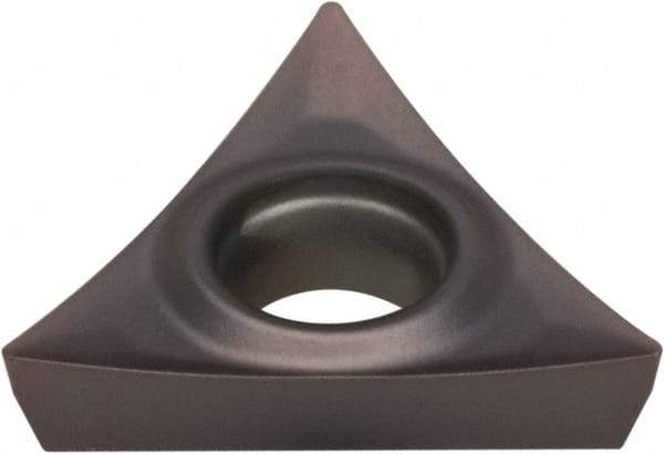 Kennametal - TPGT32.50.5 HP Grade KCU10 Carbide Turning Insert - AlTiN Finish, 60° Triangle, 3/8" Inscr Circle, 5/32" Thick, 0.008" Corner Radius - Americas Industrial Supply