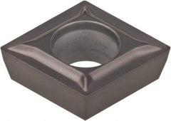 Kennametal - CPGT21.52 LF Grade KCU10 Carbide Turning Insert - AlTiN Finish, 80° Diamond, 1/4" Inscr Circle, 3/32" Thick, 1/32" Corner Radius - Americas Industrial Supply
