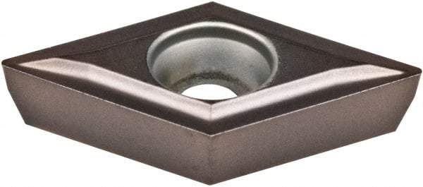 Kennametal - DPGT32.52 LF Grade KCU10 Carbide Turning Insert - AlTiN Finish, 55° Diamond, 3/8" Inscr Circle, 5/32" Thick, 1/32" Corner Radius - Americas Industrial Supply