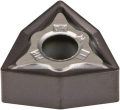 Kennametal - WNMG433 MP Grade KCU10 Carbide Turning Insert - AlTiN Finish, 80° Trigon, 1/2" Inscr Circle, 3/16" Thick, 3/64" Corner Radius - Americas Industrial Supply