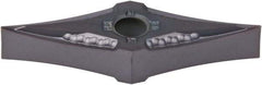 Kennametal - VNMG431 MS Grade KCU25 Carbide Turning Insert - AlTiN Finish, 35° Diamond, 1/2" Inscr Circle, 3/16" Thick, 1/64" Corner Radius - Americas Industrial Supply