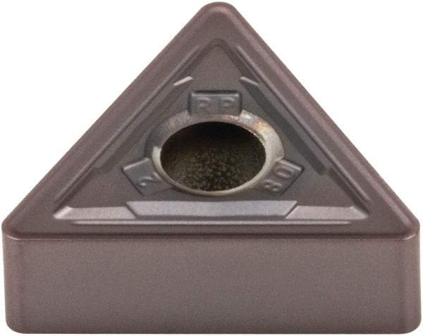 Kennametal - TNMG434 RP Grade KCU25 Carbide Turning Insert - AlTiN Finish, 60° Triangle, 1/2" Inscr Circle, 3/16" Thick, 1/16" Corner Radius - Americas Industrial Supply