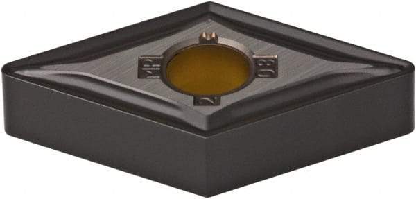 Kennametal - DNMG442 MP Grade KCP25 Carbide Turning Insert - TiN Finish, 55° Diamond, 1/2" Inscr Circle, 1/4" Thick, 1/32" Corner Radius - Americas Industrial Supply