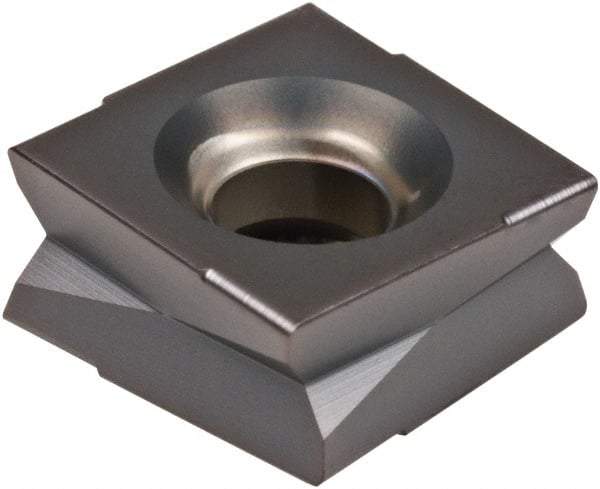 Kennametal - C8FIX1506 RN Grade KCU25 Carbide Turning Insert - AlTiN Finish, 0.358" Inscr Circle, 0.2598 Thick, 0.0197" Corner Radius - Americas Industrial Supply