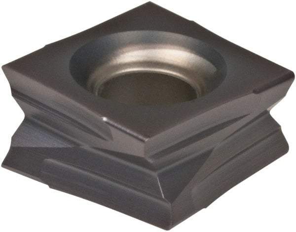 Kennametal - C8FIX1506 MP Grade KCU10 Carbide Turning Insert - AlTiN Finish, 0.287" Inscr Circle, 0.217 Thick, 0.0118" Corner Radius - Americas Industrial Supply