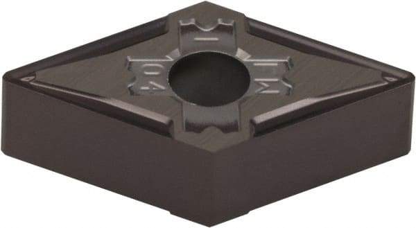 Kennametal - DNMG442 FW Grade KCU10 Carbide Turning Insert - AlTiN Finish, 55° Diamond, 1/2" Inscr Circle, 1/4" Thick, 1/64" Corner Radius - Americas Industrial Supply