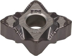 Kennametal - CNMG432 CT Grade KCU10 Carbide Turning Insert - AlTiN Finish, 80° Diamond, 1/2" Inscr Circle, 3/16" Thick, 1/32" Corner Radius - Americas Industrial Supply