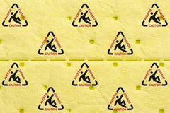 Brady SPC Sorbents - 20 Gal Capacity per Package, Chemical/Hazmat Roll - 150' Long x 15" Wide, Yellow, Polypropylene - Americas Industrial Supply