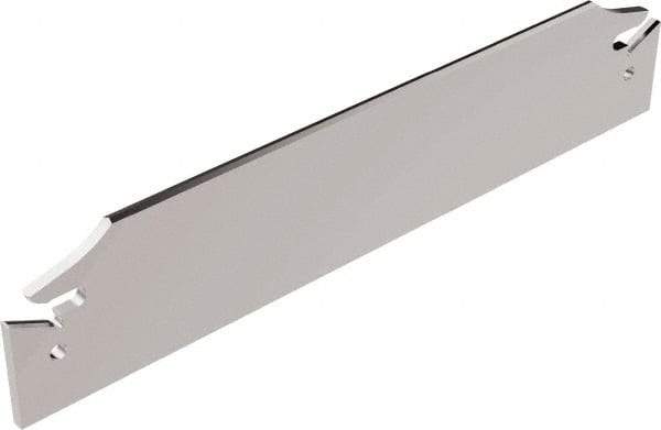 Seco - 0.843" Blade Height, 0.134" Blade Width, 4.72" OAL, Neutral Cut, Double End Indexable Cut-Off Blade - 150.10A Blade, 150.10 Series - Americas Industrial Supply