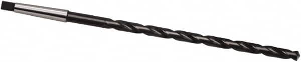 Guhring - 14.5mm, 2MT 118° Point High Speed Steel Taper Shank Drill Bit - Oxide Finish, 220mm Flute Length, 340mm OAL, Spiral Flute, Series 266 - Americas Industrial Supply