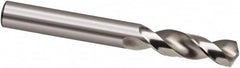 Guhring - 8.4mm 130° Spiral Flute High Speed Steel Screw Machine Drill Bit - Bright Finish, Right Hand Cut, 37mm Flute Length, 79mm OAL, Cone Relief Point, Straight Shank - Americas Industrial Supply