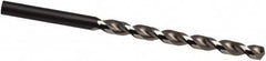 Guhring - 10.3mm, 130° Point, Parabolic Flute, High Speed Steel Taper Length Drill Bit - Bright Finish, 121mm Flute Length, 184mm OAL, Series 535 - Americas Industrial Supply