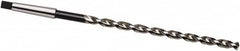 Guhring - 1-3/32", 3MT 130° Point High Speed Steel Taper Shank Drill Bit - Oxide Finish, 385mm Flute Length, 580mm OAL, Parabolic Flute, Series 527 - Americas Industrial Supply