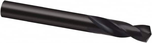 Guhring - 24.5mm 130° Spiral Flute Cobalt Screw Machine Drill Bit - Oxide Finish, Right Hand Cut, 75mm Flute Length, 151mm OAL, Cone Relief Point, Straight Shank - Americas Industrial Supply