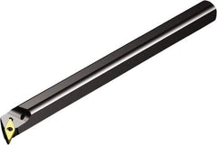 Sandvik Coromant - 1.941" Min Bore Diam, 12" OAL, 1-1/2" Shank Diam, A..SVPBR/L Indexable Boring Bar - Screw-On Holding Method - Americas Industrial Supply
