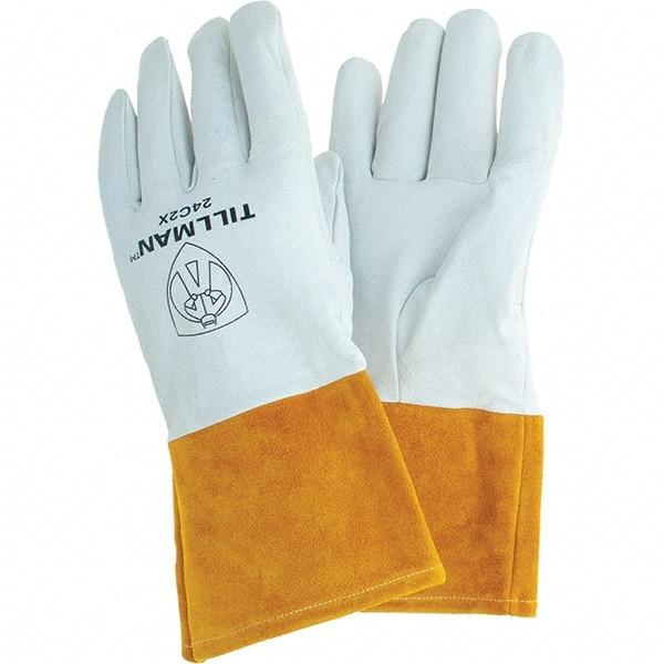 TILLMAN - Welder's & Heat Protective Gloves - PEARL/TAN 2XL 1/PR TOPGRAIN KIDSKIN TIG GLVS - Americas Industrial Supply