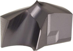 Kennametal - Series KSEM Plus, 25.4mm Diam Grade KCPM45 140° Replaceable Drill Tip - Carbide, TiAlN Finish, 5 Seat Size - Americas Industrial Supply