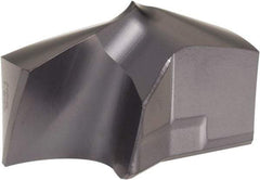 Kennametal - Series KSEM Plus, 1-1/2" Diam Grade KCPM45 140° Replaceable Drill Tip - Carbide, TiAlN Finish, 10 Seat Size - Americas Industrial Supply