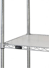 Quantum Storage - 18" Wide, Open Shelving Accessory/Component - HDPE, Polyethylene Finish, 36" Long, Use with Wire Shelving Units - Americas Industrial Supply