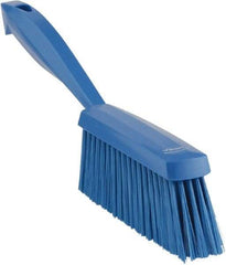 Vikan - 14" OAL, Polyester Staple Set Bench Brush - 2" Bristle Length, 6-3/8" Long Head, Blue - Americas Industrial Supply