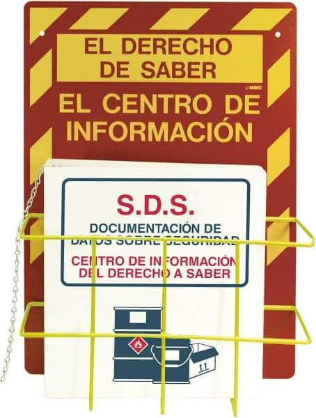 NMC - 14" Wide x 20" High, Compliance Center - 3 Rings, Spanish - Americas Industrial Supply